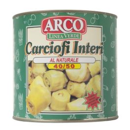 Artichokes in natural pieces Arco 3 kg