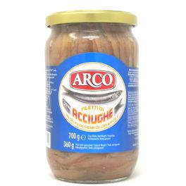 Anchovy Fillets in Sunflower Oil Arco 700g