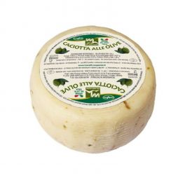 Mixed caciotta with olives 1.3 kg