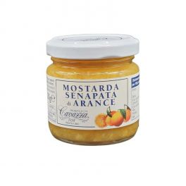 Cavazza orange mustard 120g