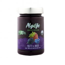 Wild berries and apple compote 280g Alpiyò
