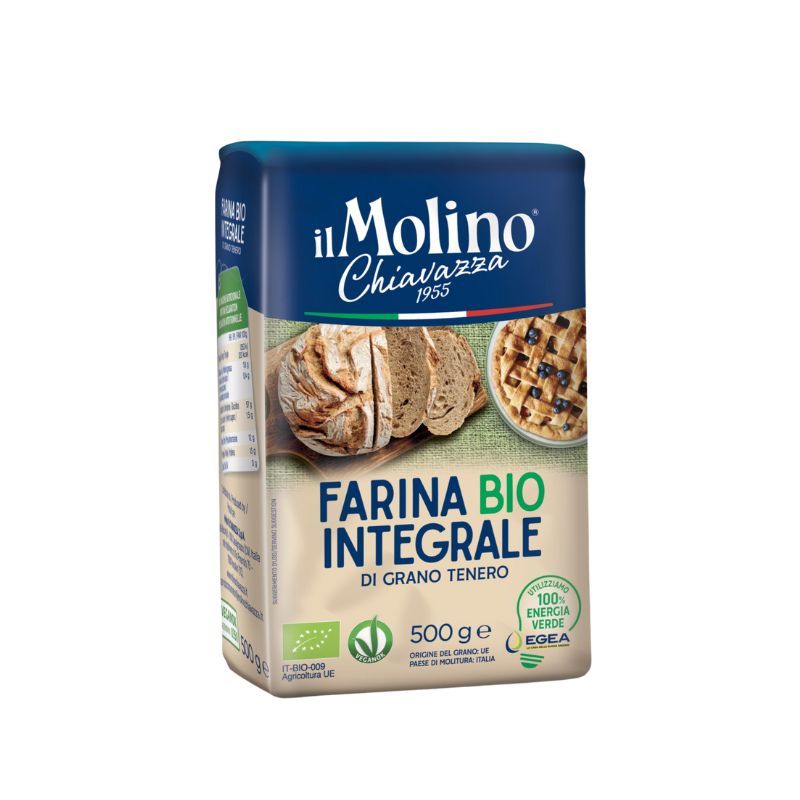Farine complète de blé italienne.